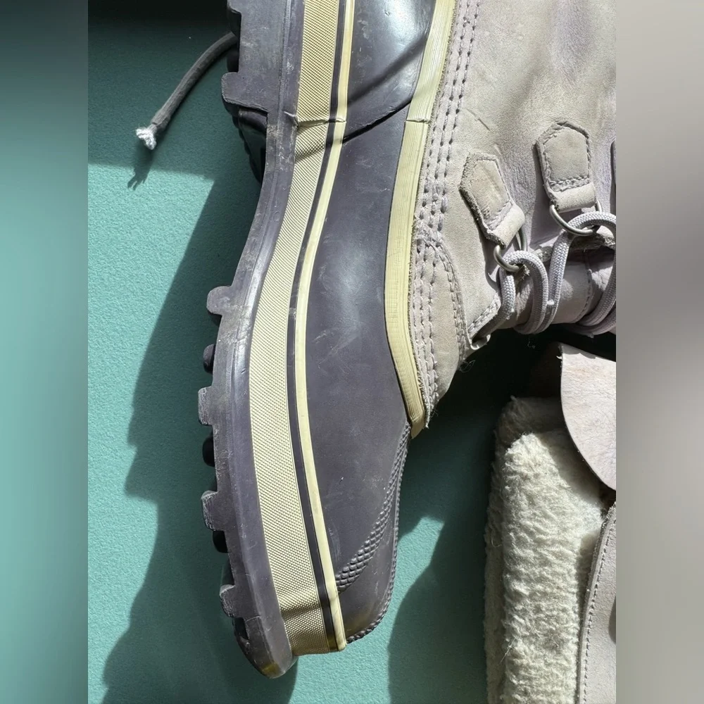 Sorel Caribou Light Purple Boots Waterproof Insulated Lace Up Women’s Size 8 - Picture 4 of 15